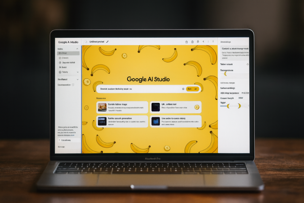 Nano Banana image editing interface